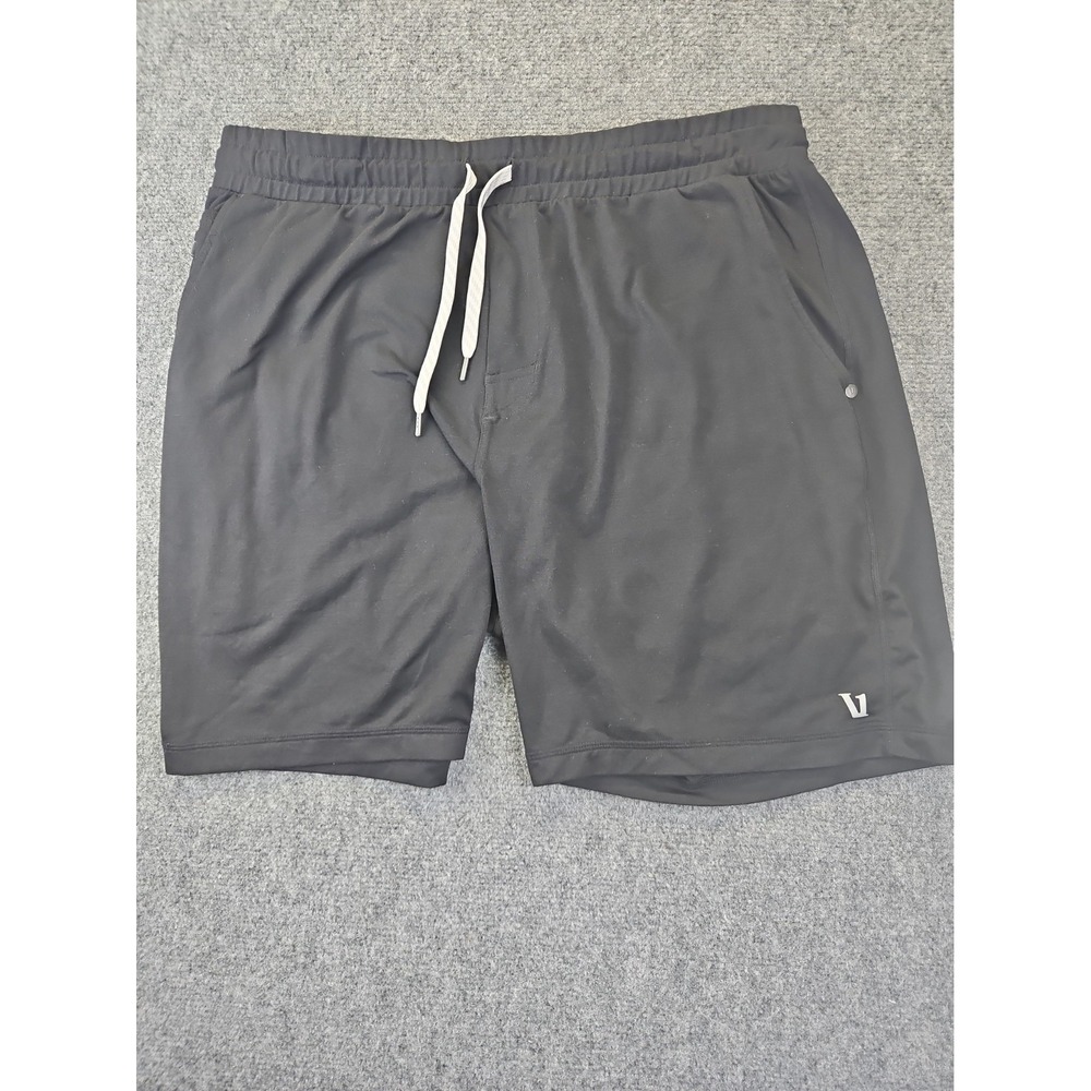 Vuori Ponto Mens Size Large 32 X 7 Performance Black Athletic Shorts 1813